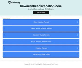 Hawaiianbeachvacation.com(Hawaiian Beach Vacations) Screenshot