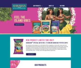 Hawaiianbrandsnacks.com(Utz Quality Foods) Screenshot