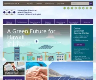 Hawaiianelectric.net(Home Channel Page) Screenshot