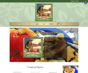 Hawaiiangranola.com(The Granola Worth Serving) Screenshot