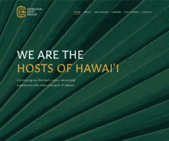 Hawaiianhostgroup.com(Hawaiian Host Group) Screenshot