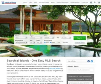 Hawaiianrealestate.com(Hawaiian Real Estate) Screenshot