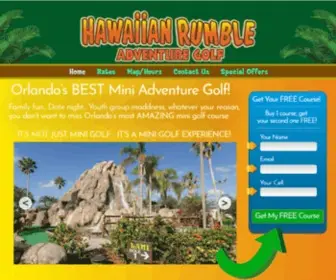 Hawaiianrumbleorlando.com(Hawaiian Rumble Mini Golf) Screenshot