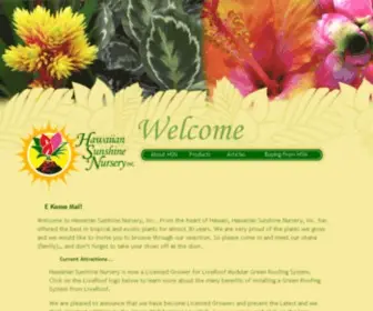 Hawaiiansunshinenursery.com(Hawaiian Sunshine Nursery) Screenshot