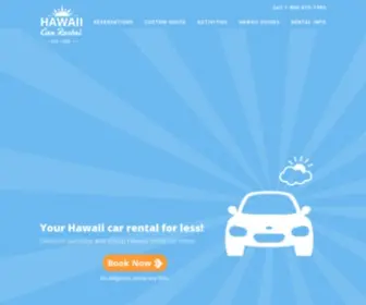 Hawaiicarrental.com(Hawaii Car Rental) Screenshot