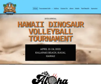 Hawaiidinosaurvolleyball.com(Hawaii Dinosaur Volleyball) Screenshot