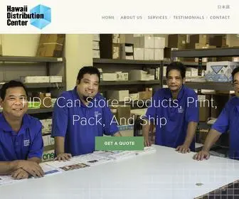 Hawaiidistributioncenter.com(Hawaii Distribution Center) Screenshot