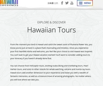 Hawaiiexperiences.com(Hawaii Experiences) Screenshot