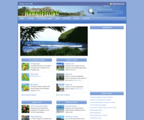 Hawaiifeeling.com(HAWAII feeling) Screenshot