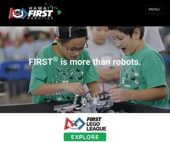 Hawaiifirstrobotics.org(Hawai‘i First Robotics) Screenshot