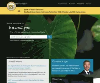 Hawaii.gov(Hawaii) Screenshot