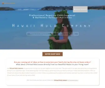 Hawaiihulacompany.com(Hula Dancers and Hawaiian Entertainment) Screenshot