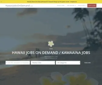 Hawaiijobsondemand.com(Hawaii Jobs & Employment) Screenshot