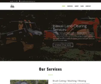 Hawaiilandclearing.com(Hawaii Land Clearing) Screenshot