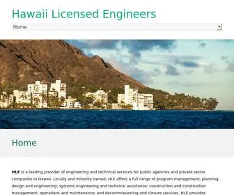 Hawaiilicensedengineers.com(Hawaii Licensed Engineers) Screenshot