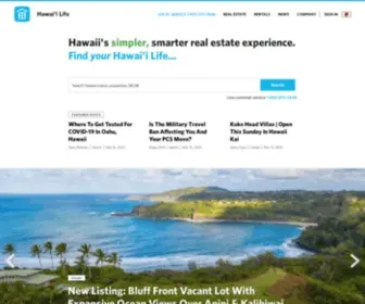 Hawaiilife.com(Research and Find Real Estate in Hawaii. Homes) Screenshot