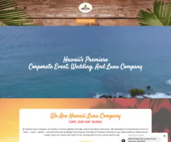 Hawaiiluaucompany.com(Hawaii Luau Company) Screenshot