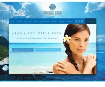 Hawaiimedicalskincare.com(Boutique medical spa) Screenshot