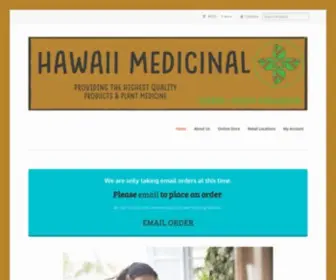 Hawaiimedicinal.com(Handcrafted organic cbd & body care products with hawaiian plant medicine infused) Screenshot