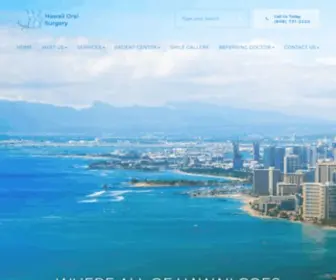 Hawaiioralsurgery.com(Oral Surgeon Honolulu) Screenshot