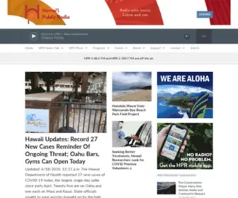 Hawaiipublicradio.org(Hawai‘i Public Radio) Screenshot