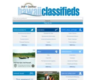 Hawaiisclassifieds.com(Hawaii's Classifieds) Screenshot