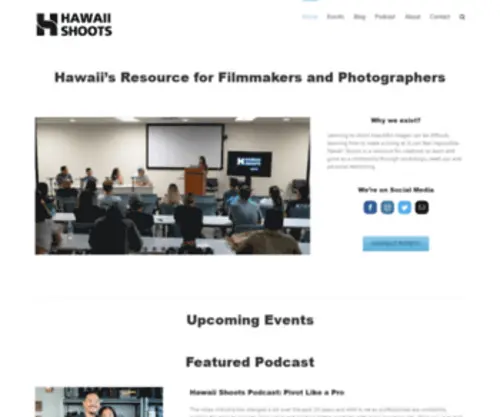 Hawaiishoots.com(Hawaii Shoots) Screenshot