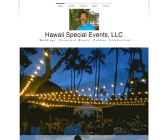 Hawaiispecialevents.com(Hawaii Special Events) Screenshot