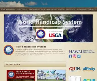 Hawaiistategolf.org(Hawaii State Golf Association) Screenshot