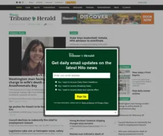 Hawaiitribune-Herald.com(Hilo News) Screenshot