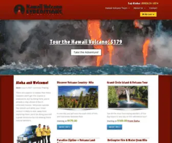 Hawaiivolcanoexpeditions.com(Hawaii Volcano Tours) Screenshot