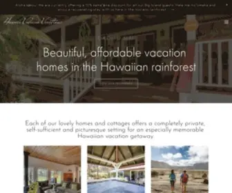 Hawaiivolcanovacations.com(Hawaii Volcano Vacations) Screenshot