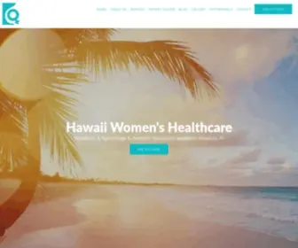 Hawaiiwomenshealthcare.org(Hawaii Women's Healthcare) Screenshot