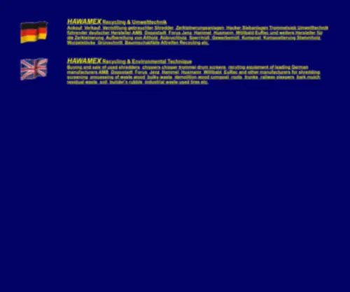 Hawamex.de(Gebrauchte) Screenshot