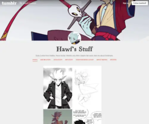 Hawfstuff.com(Hawf's Stuff) Screenshot