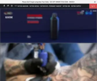 Hawink.com(Precision Tattoo Machines) Screenshot