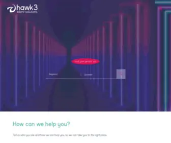 Hawk-3.com(We are Hawk 3 talent solutions) Screenshot