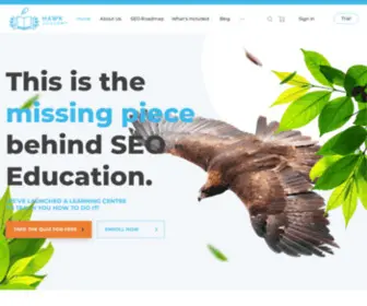 Hawkacademy.co(SEO Courses from Australia's Largest Specialised SEO Agency) Screenshot
