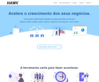 Hawkcrm.com.br(Hawk) Screenshot