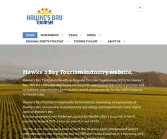 Hawkesbaytourism.nz(Hawke's Bay Tourism Industry Association) Screenshot