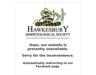 Hawkesburyherps.org.au(Welcome ) Screenshot