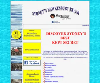 Hawkesburyriver.org.au("Hawkesbury River Tourism Promotion Group) Screenshot