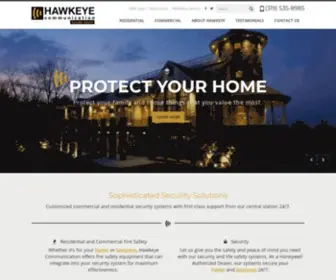 Hawkeye-Communication.com(Hawkeye Communication/Fandel Alarm) Screenshot