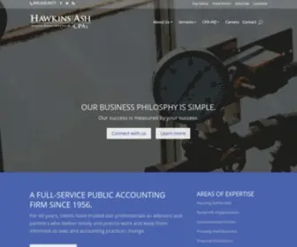 HawkinsashcPas.com(Wisconsin and Minnesota tax and accounting) Screenshot