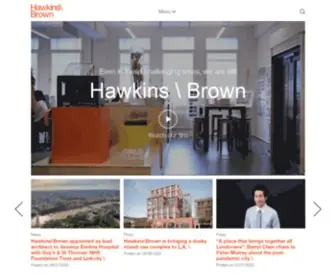 Hawkinsbrown.com(Hawkins\Brown) Screenshot