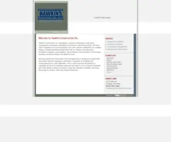 Hawkinsconstructioninc.com(Hawkins Construction Inc) Screenshot