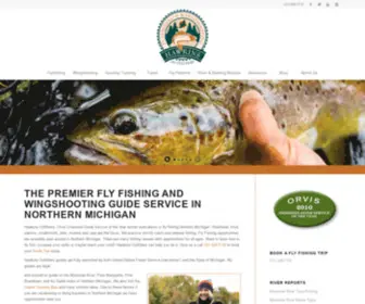 Hawkinsflyfishing.com(Northern Michigan) Screenshot