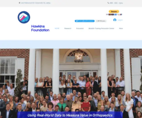 Hawkinsfoundation.com(The Hawkins Foundation) Screenshot