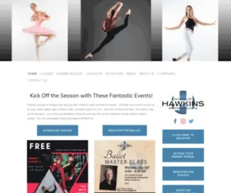 Hawkinsschool.com(Dance Studio) Screenshot