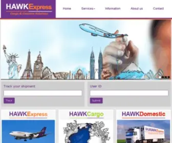 Hawklogistic.net(Hawk Logistic) Screenshot